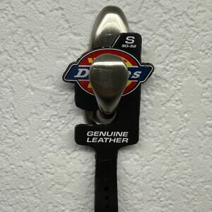 NWT! Dickies Genuine Leather Work Wear Men’s Size Small (30-32) Black Belt, K641